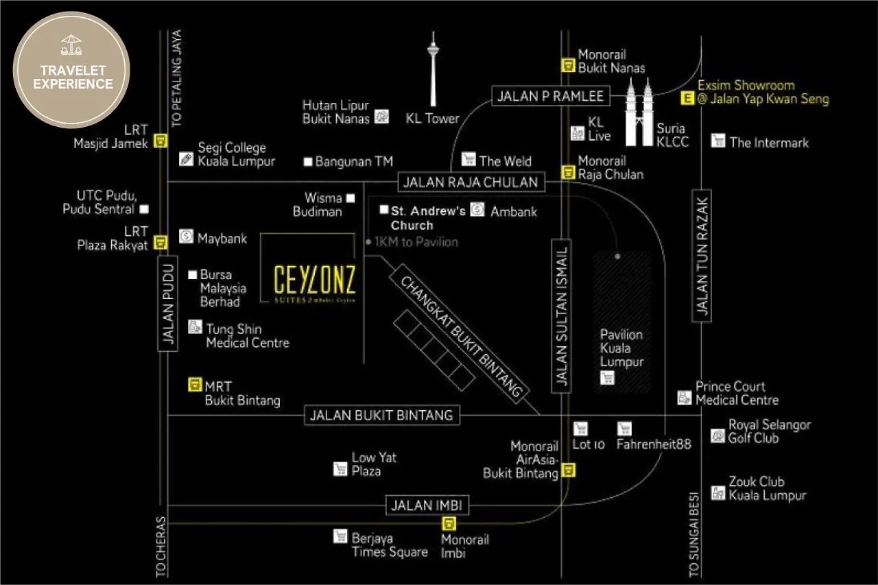 Ceylonz Suite Klcc, Travelet Kuala Lumpur